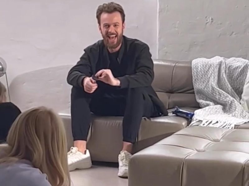 Marco Gianni beim Dreh von Oreo